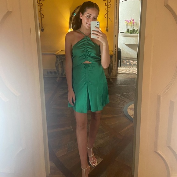 Princess Polly Sacha Mini dress in green - Picture 4 of 4